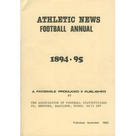 ATHLETIC NEWS FOOTBALL ANNUAL 1894-95 (FACSIMILE EDITION)