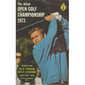OPEN CHAMPIONSHIP 1973 (OLD TROON) GOLF PROGRAMME