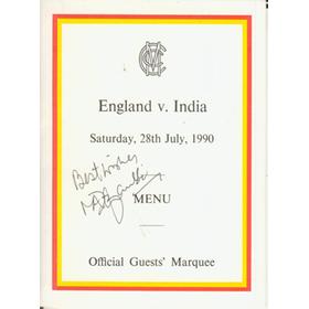 ENGLAND V INDIA 1990 (LORD