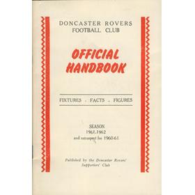DONCASTER ROVERS OFFICIAL HANDBOOK 1961-62