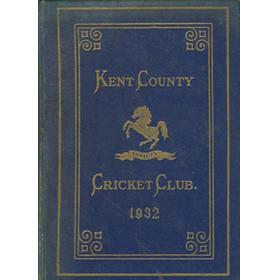 KENT COUNTY CRICKET CLUB 1932 [BLUE BOOK]