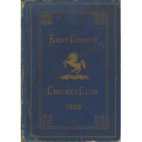KENT COUNTY CRICKET CLUB 1928 [BLUE BOOK]