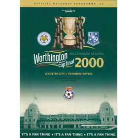 LEICESTER CITY V TRANMERE ROVERS 2000 (WORTHINGTON CUP FINAL) FOOTBALL PROGRAMME