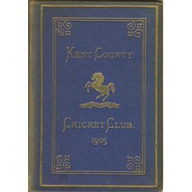 KENT COUNTY CRICKET CLUB 1905 [BLUE BOOK]