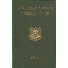 YORKSHIRE COUNTY CRICKET CLUB 1925 [ANNUAL]