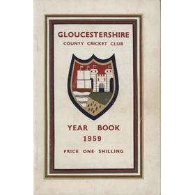 GLOUCESTERSHIRE COUNTY CRICKET CLUB YEAR BOOK 1959