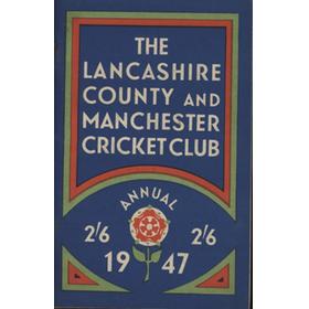 OFFICIAL HANDBOOK OF THE LANCASHIRE COUNTY AND MANCHESTER CRICKET CLUB 1947