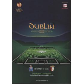FC PORTO V SC BRAGA 2011 (UEFA CUP FINAL) FOOTBALL PROGRAMME