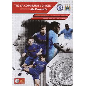 CHELSEA V MANCHESTER CITY 2012 (COMMUNITY SHIELD) FOOTBALL PROGRAMME