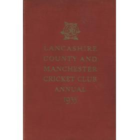 LANCASHIRE COUNTY AND MANCHESTER CRICKET CLUB OFFICIAL HANDBOOK 1935