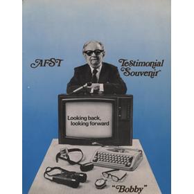 AFST TESTIMONIAL SOUVENIR - "BOBBY" (AFS TALYARKHAN - INDIAN BROADCASTER)