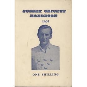OFFICIAL SUSSEX CRICKET HANDBOOK 1963