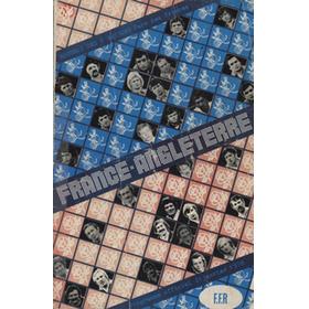 FRANCE V ENGLAND 1978 RUGBY UNION PROGRAMME