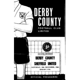 DERBY COUNTY V SHEFFIELD UNITED 1960-61 FOOTBALL PROGRAMME