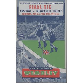 ARSENAL V NEWCASTLE UNITED 1952 (F.A. CUP FINAL) FOOTBALL PROGRAMME
