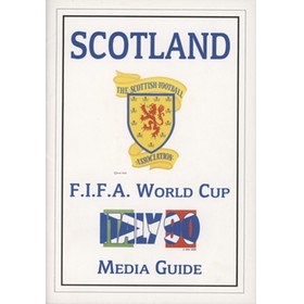 SCOTLAND F.I.F.A. WORLD CUP ITALY 90 MEDIA GUIDE