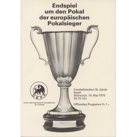 DINAMO KIEV V FERENCVAROS 1975 (ECWC FINAL) FOOTBALL PROGRAMME