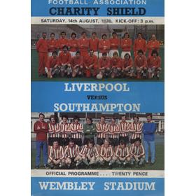 LIVERPOOL V SOUTHAMPTON 1976 (F.A. CHARITY SHIELD) FOOTBALL PROGRAMME