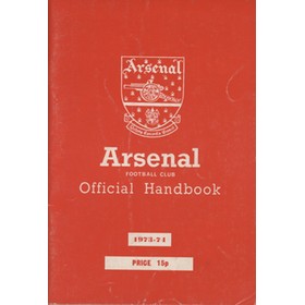 ARSENAL FOOTBALL CLUB 1973-74 OFFICIAL HANDBOOK