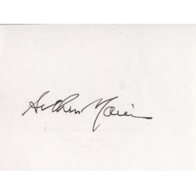 ARTHUR MORRIS (AUSTRALIA) CRICKET AUTOGRAPH