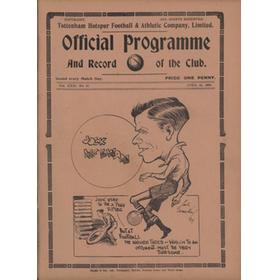 TOTTENHAM HOTSPUR V BRENTFORD (RESERVES) 1938-39 FOOTBALL PROGRAMME