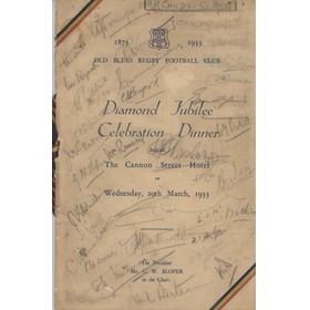 OLD BLUES RUGBY FOOTBALL CLUB (CHRIST