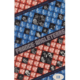 FRANCE V ENGLAND 1978 RUGBY UNION PROGRAMME