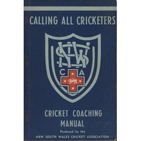 CALLING ALL CRICKETERS! - CRICKET COACHING MANUAL