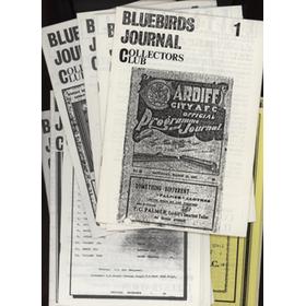 BLUEBIRDS JOURNAL COLLECTORS CLUB (CARDIFF CITY) - ISSUES 1-9 (9 ITEMS)
