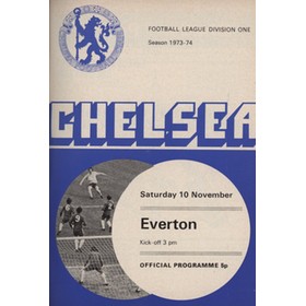 CHELSEA 1973-74 BOUND SET OF HOME FOOTBALL PROGRAMMES