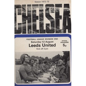 CHELSEA 1972-73 BOUND SET OF HOME FOOTBALL PROGRAMMES