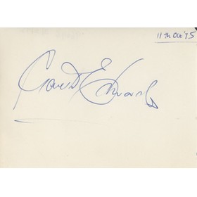 GARETH EDWARDS (WALES) RUGBY UNION AUTOGRAPH