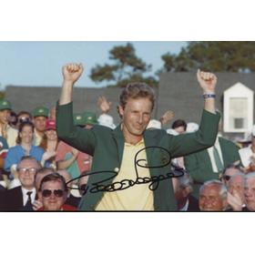 BERNHARD LANGER 1993 SIGNED GOLF PHOTOGRAPH