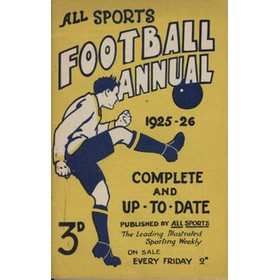 ALL SPORTS FOOTBALL ANNUAL 1925-26
