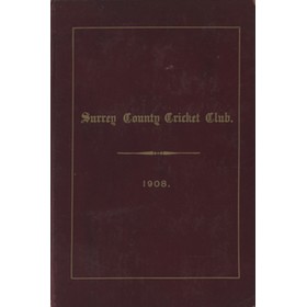 SURREY COUNTY CRICKET CLUB 1908 [HANDBOOK]