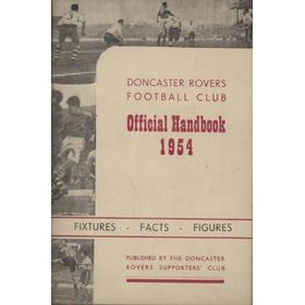 DONCASTER ROVERS FC 1954-55 OFFICIAL HANDBOOK