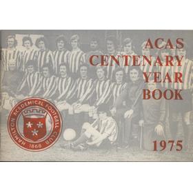 ACAS CENTENARY YEAR BOOK 1975 (HAMILTON ACADEMICAL F.C.)
