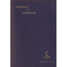 ABSTRACTS AND CHRONICLES - CARLTON CRICKET CLUB 1924