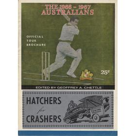 THE 1966-1967 AUSTRALIANS: OFFICIAL TOUR BROCHURE