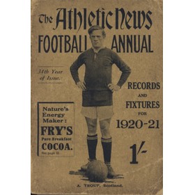 ATHLETIC NEWS FOOTBALL ANNUAL 1920-21