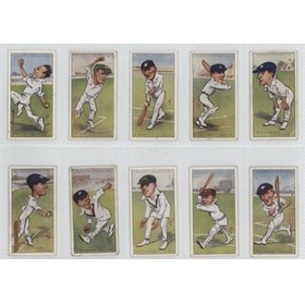 CRICKETERS CARICATURES BY "RIP" 1926 CIGARETTE CARDS