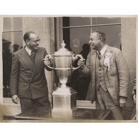 THE WALKER CUP 1938 GOLF PHOTOGRAPH - GREAT BRITAIN & IRELAND WIN FOR FIRST TIME