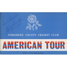 YORKSHIRE COUNTY CRICKET CLUB: AMERICAN TOUR