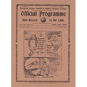 TOTTENHAM HOTSPUR V CHESTERFIELD 1937-38 FOOTBALL PROGRAMME